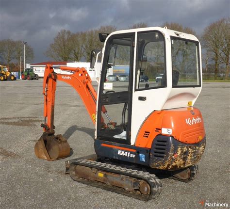 kubota kx41 3v mini excavator specs|kubota kx41 3 excavator.